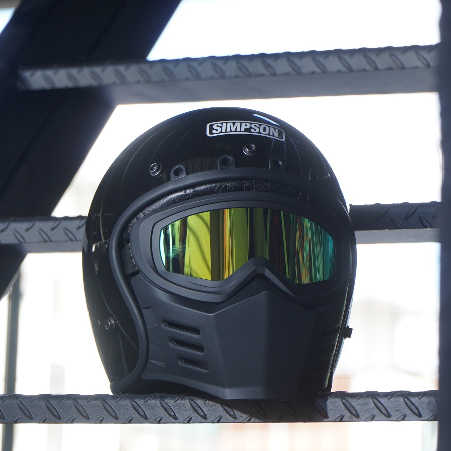 Simpson Chopper Visor (Gold)