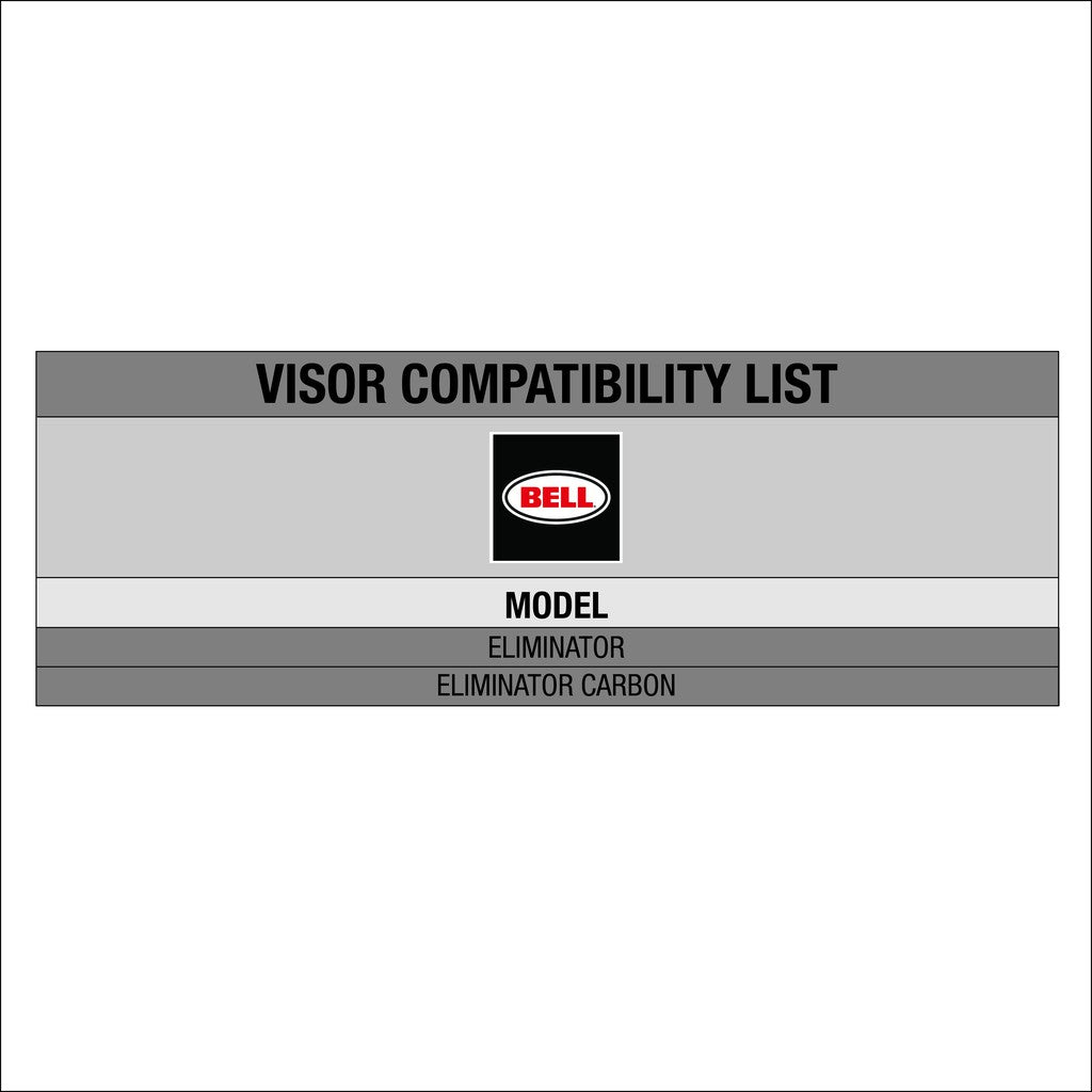 Bell Visor Sparepart for Eliminator (Dark Silver Iridium Shield)