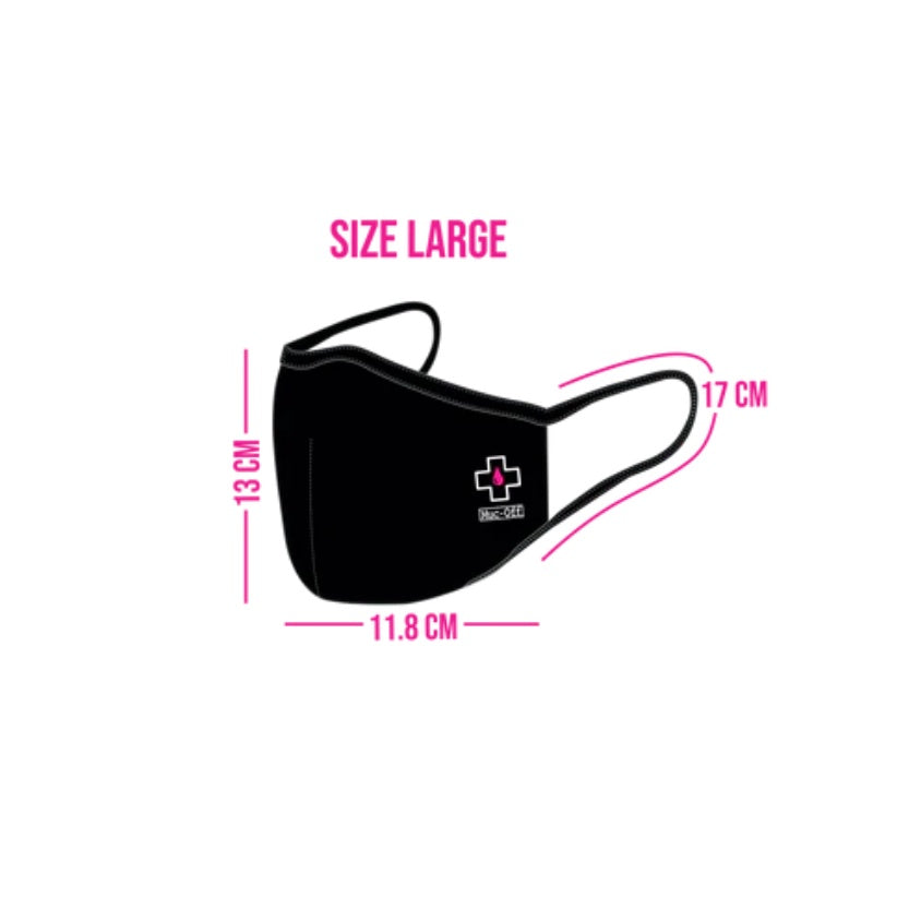 Muc Off Reusable Face Mask (Bolt) (Large)