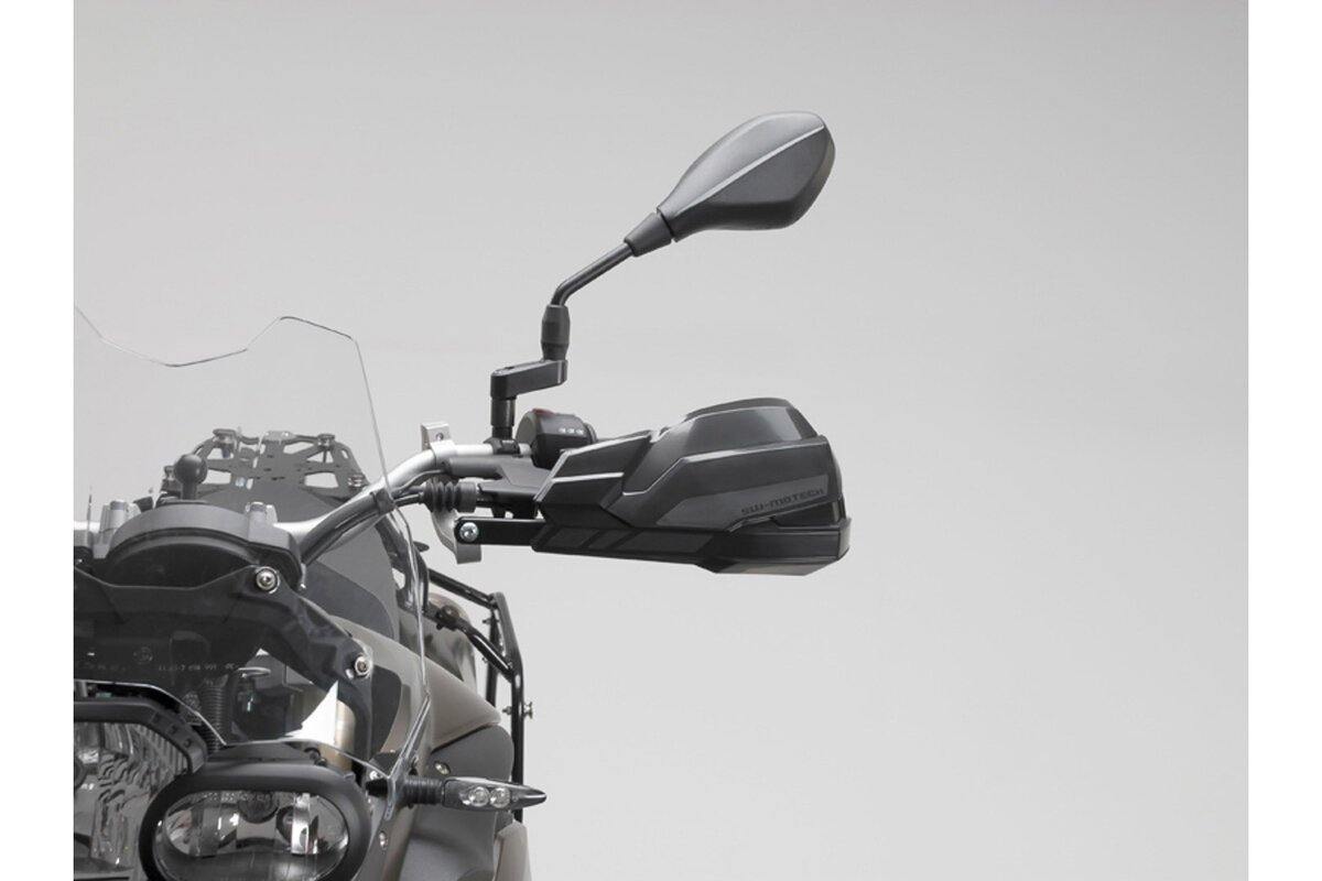 SW Motech Kobra Handguard Kit (Black) fits for BMW F 650 GS Twin, F 800 / R 1200 / GS / Adventure, Kawasaki Versys 1000, Triumph Tiger 1050 Sport - Durian Bikers