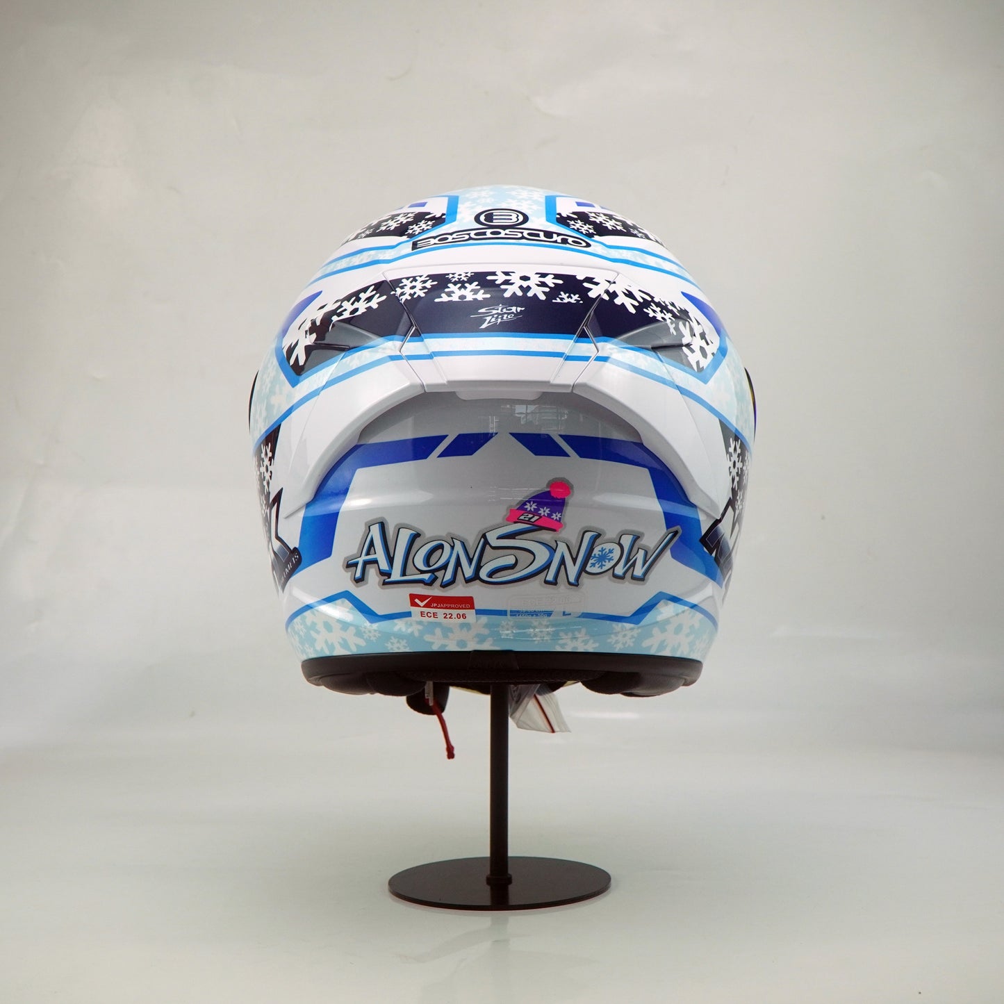 NHK Helmet S1GP S Alonso #13 (White Glossy)