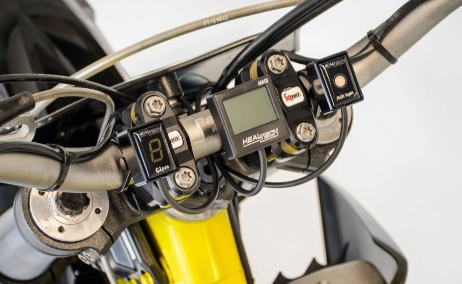 Heal Tech Quickshifter Handlebar mount for GIpro and Shift Light pro (GIPRO-M-CR)