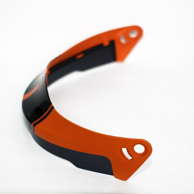 Bell Visor Sparepart for Eliminator Series (Visor Rally Matte/Gloss Black/Orange)