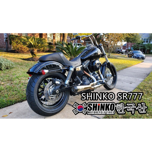Shinko Tires Tyres Tayar SR777 Black Wall Tayar HARLEY DAVIDSON CHOPPER CRUISER 150 90 15 150 80 16 170 80 15 13