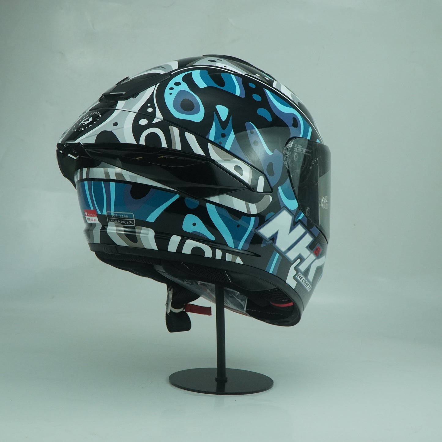 NHK Helmet K5R SV Nebula (Black/Tosca Glossy)