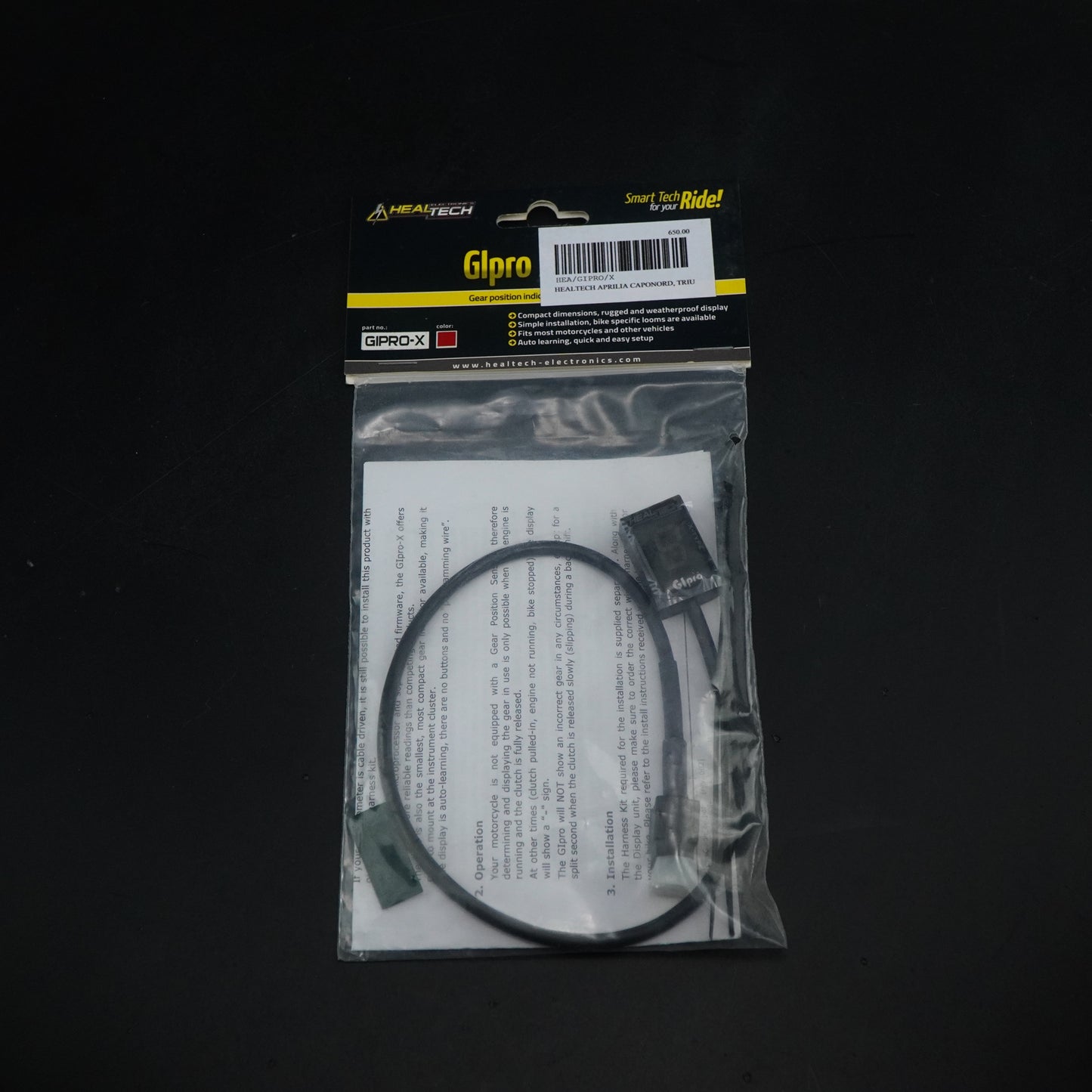 Heal Tech Quickshifter Gear indicator Display Universal (G1PRO-X)