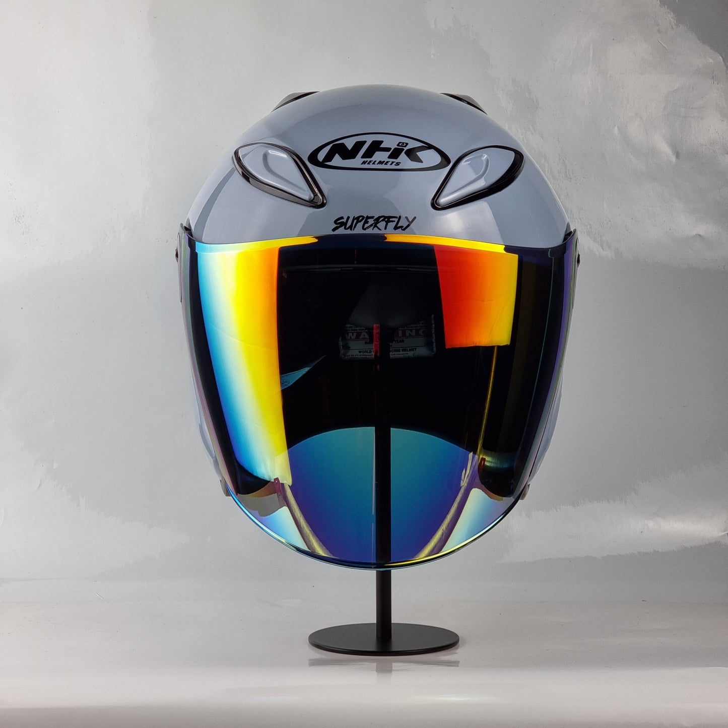 NHK Helmet X SUPERFLY R6 v2 Solid (Nardo Blue Glossy)
