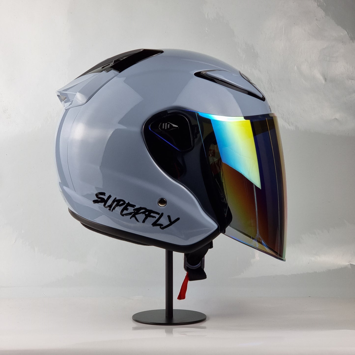 NHK Helmet X SUPERFLY R6 v2 Solid (Nardo Blue Glossy)