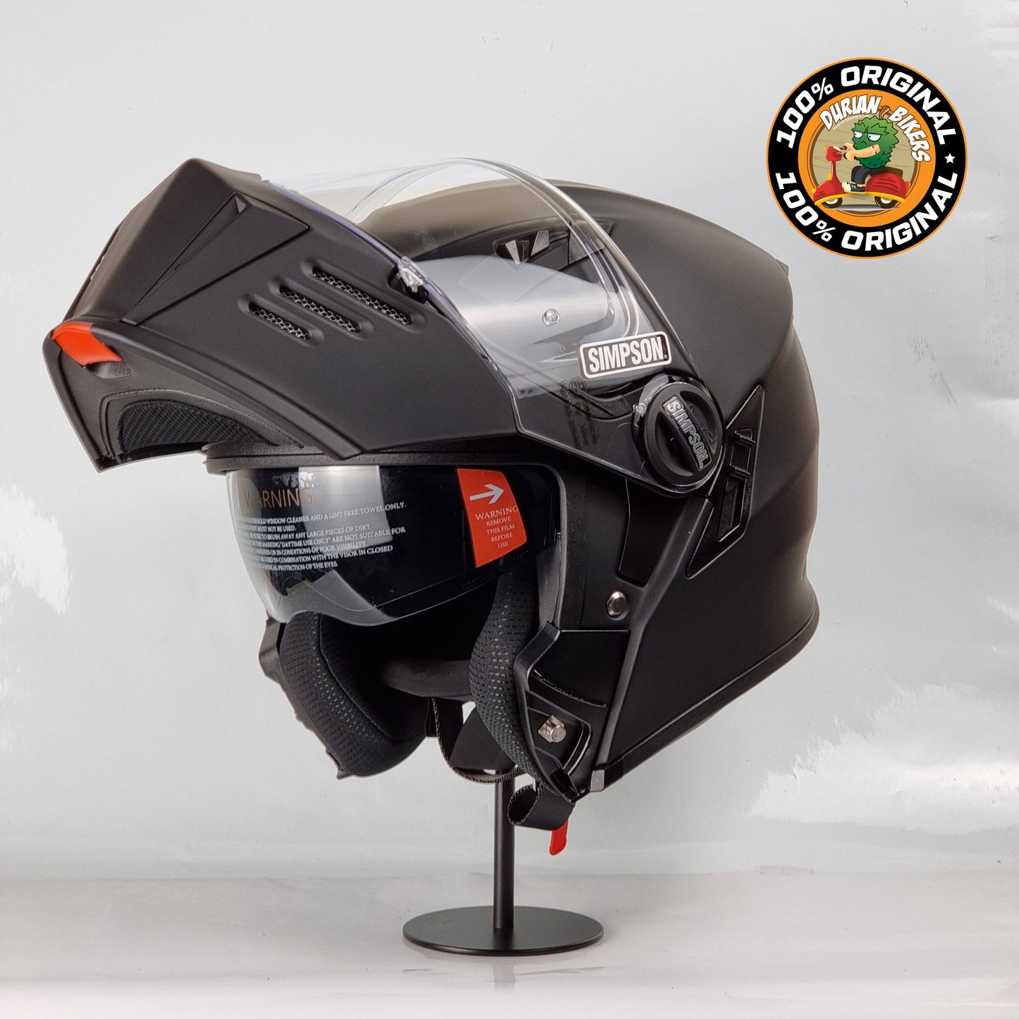 Simpson Helmet Darksome Bandit (Matte Black)