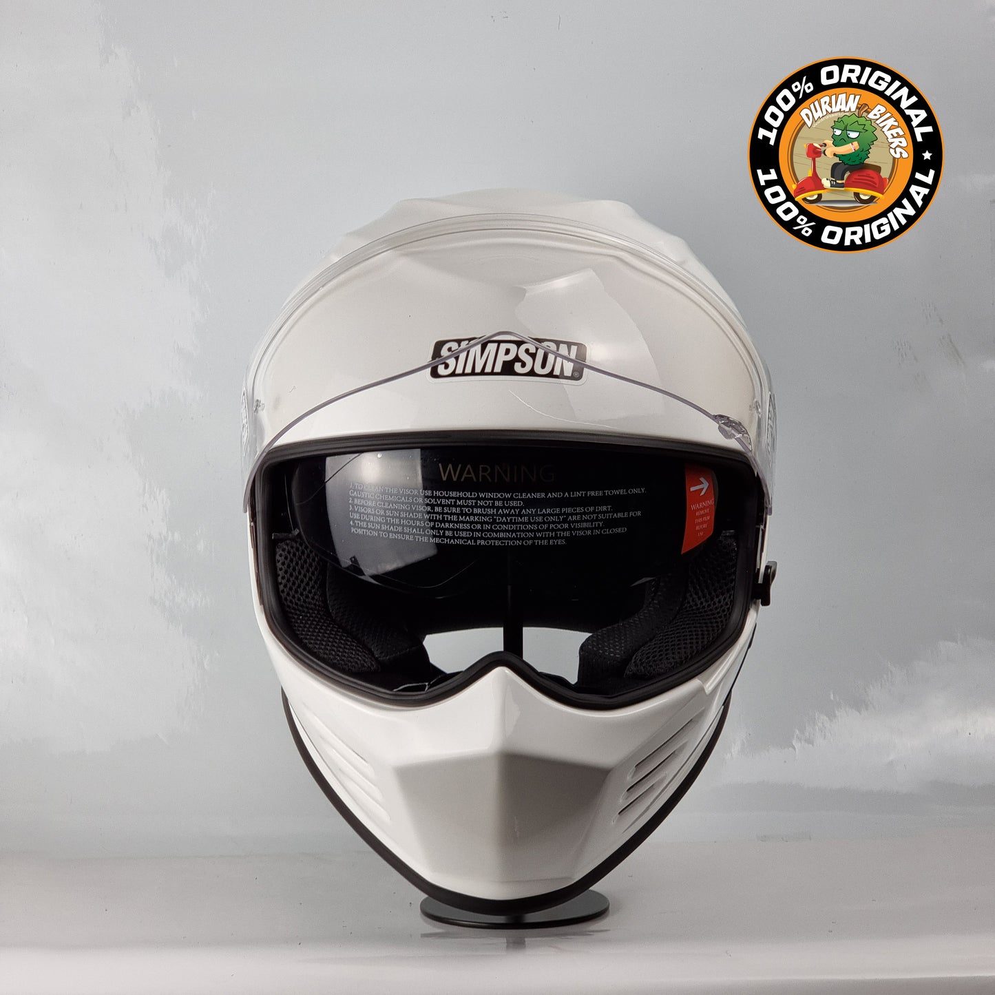 Simpson Helmet Venom Bandit (Gloss White)