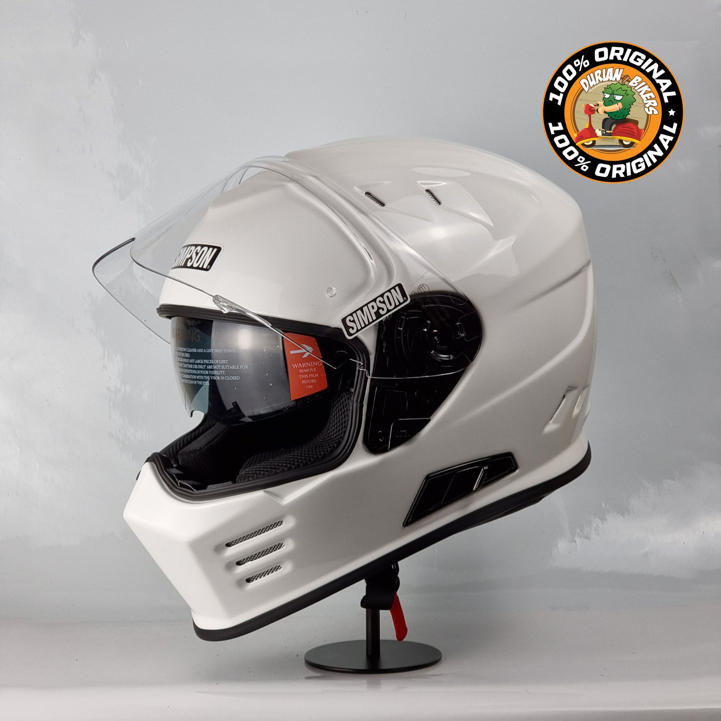 Simpson Helmet Venom Bandit (Gloss White)