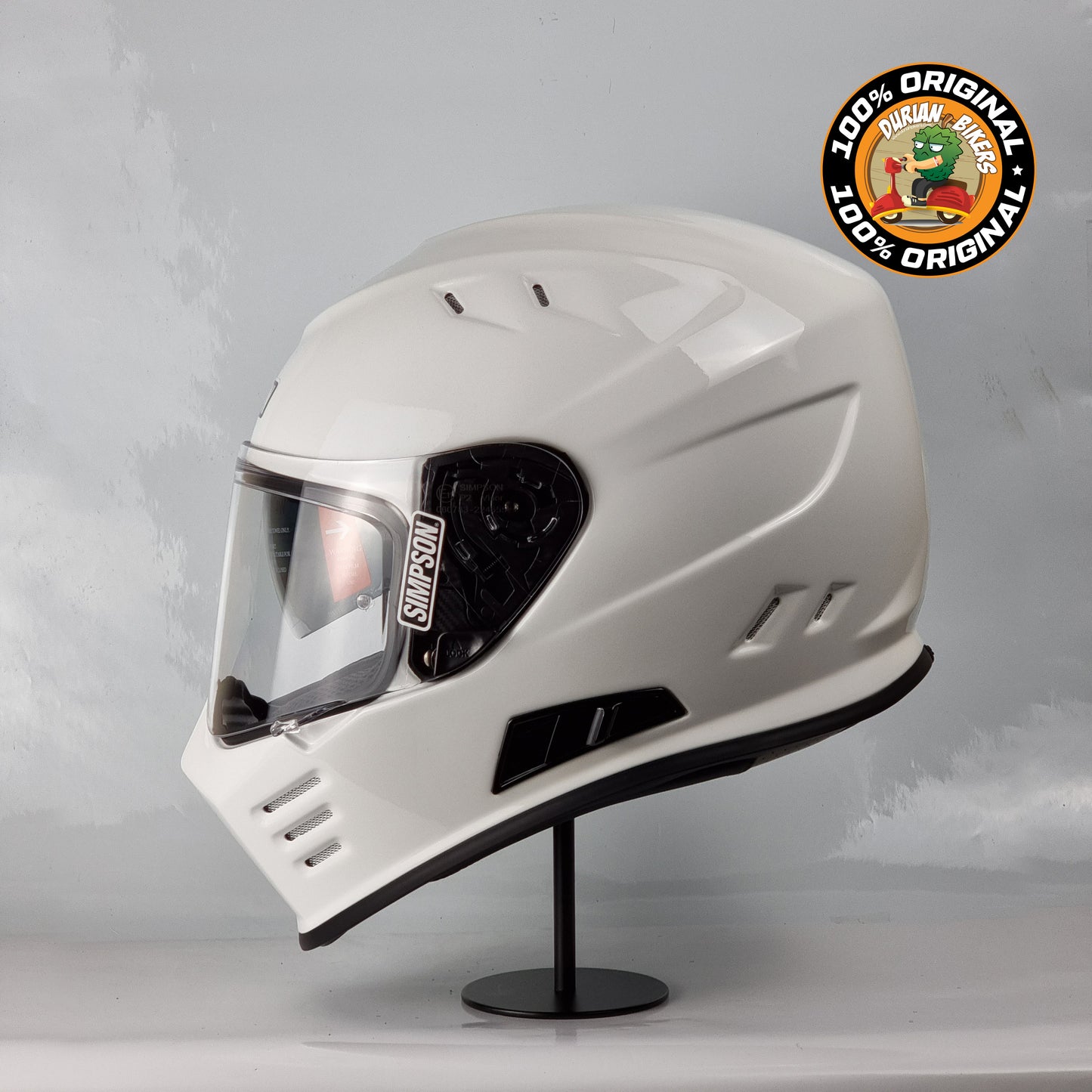 Simpson Helmet Venom Bandit (Gloss White)