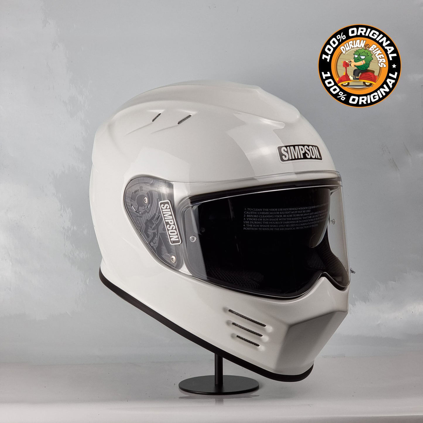 Simpson Helmet Venom Bandit (Gloss White)