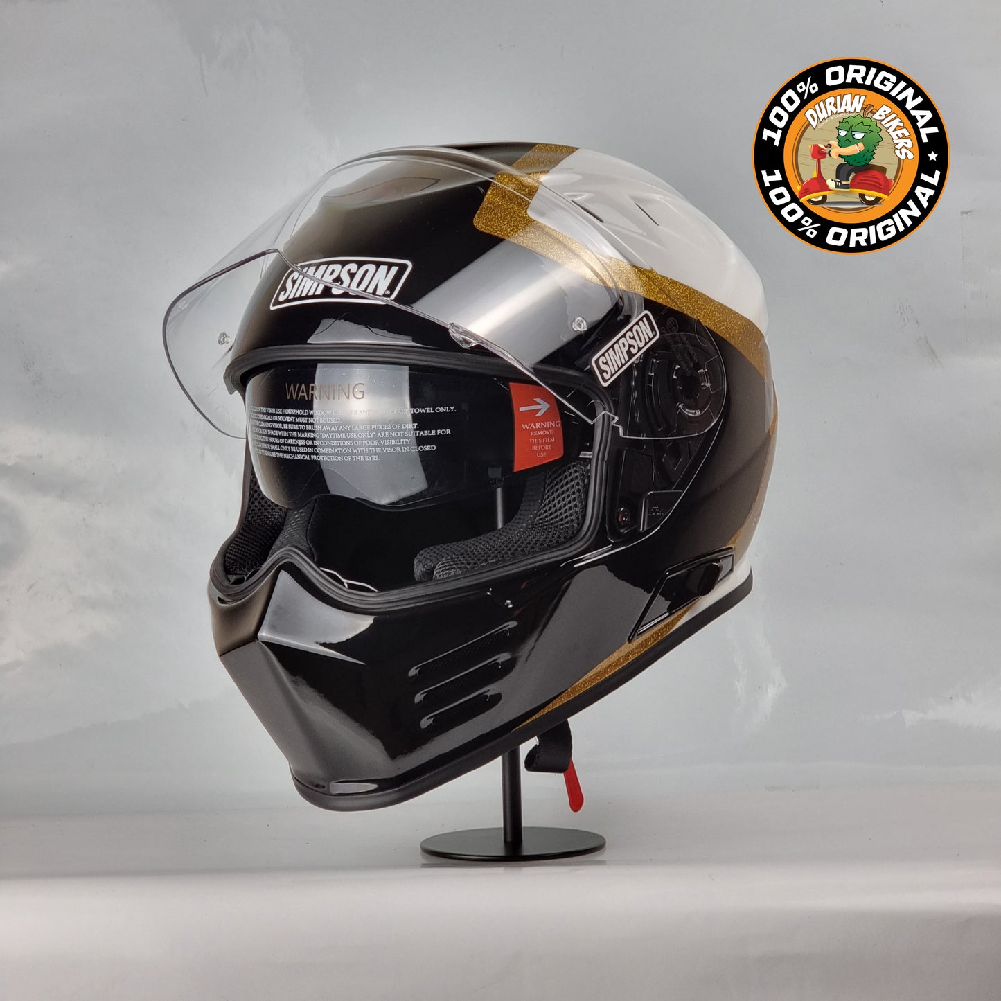 Simpson Helmet Venom Bandit (Tanto Gold)