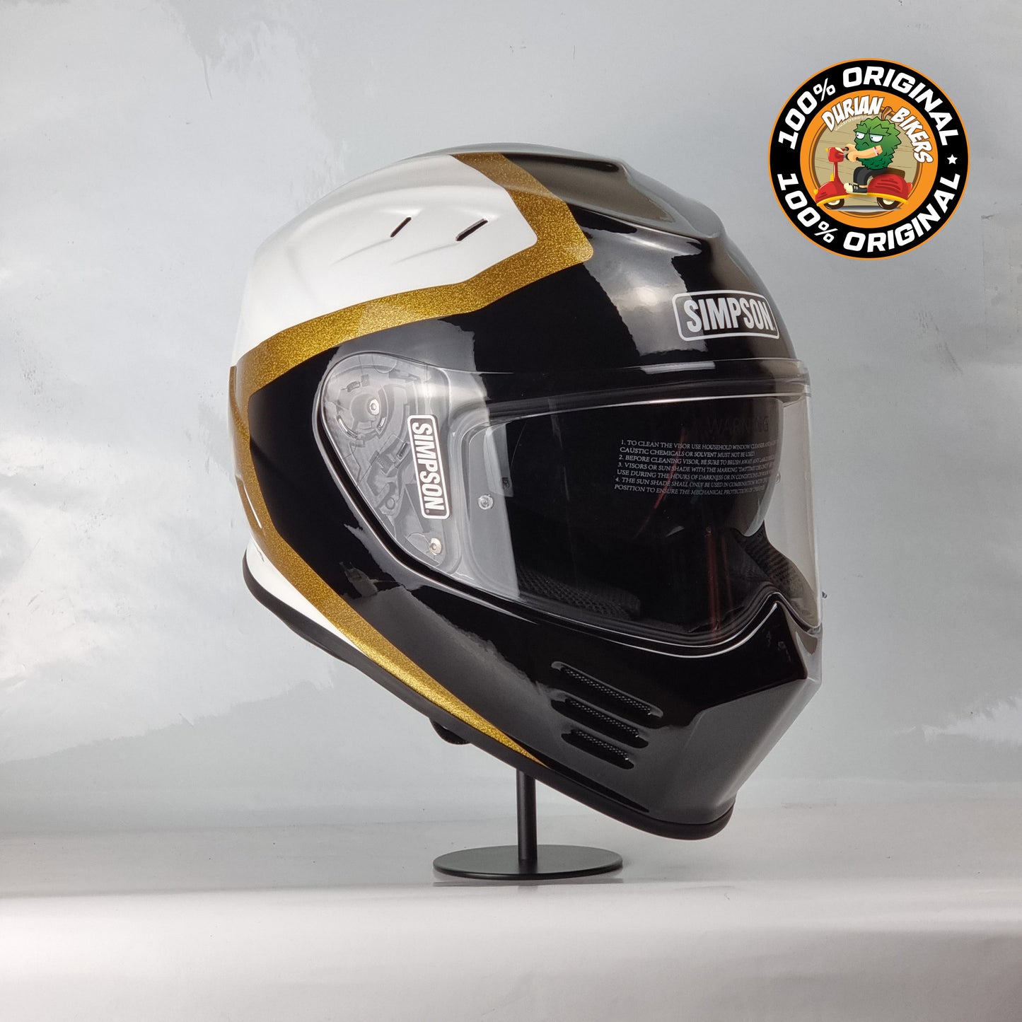 Simpson Helmet Venom Bandit (Tanto Gold)