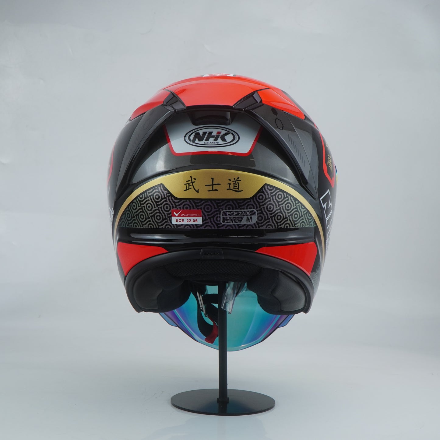 NHK Helmet S1GP S Bushido (Black/Red Glossy)