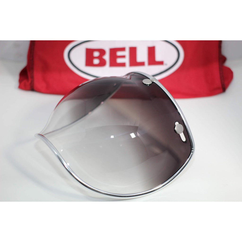 Bell Visor Sparepart for Custom 500 PS-3 Snap (Bubble Deluxe Smoke Gradient)