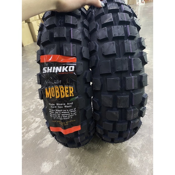 SHINKO TAYAR F504 R505 Motocross Offroad Z125 KSR125 Mobber Dual Sport Tire Honda Grom 125 MSX125 Benelli TNT 120/70-12