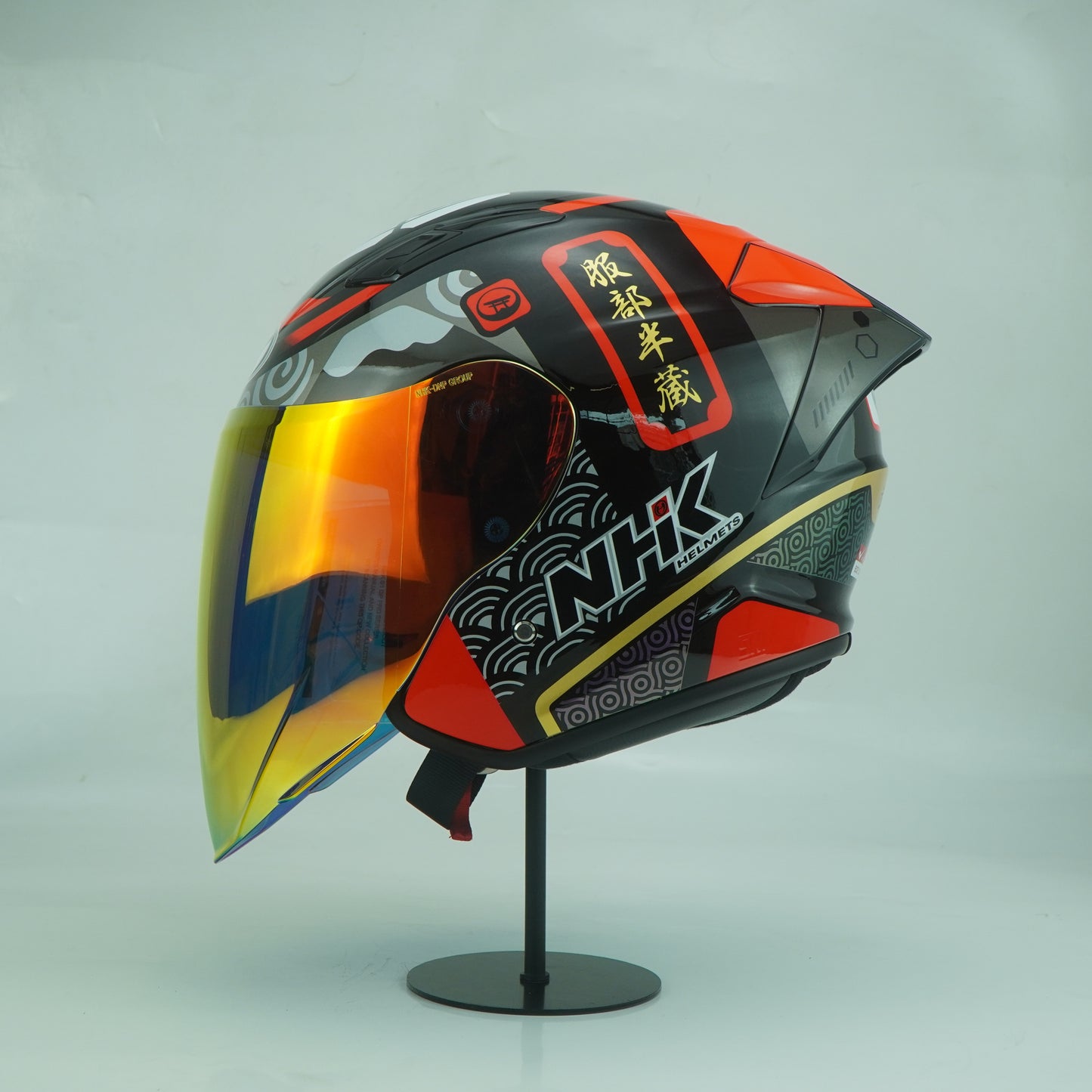 NHK Helmet S1GP S Bushido (Black/Red Glossy)