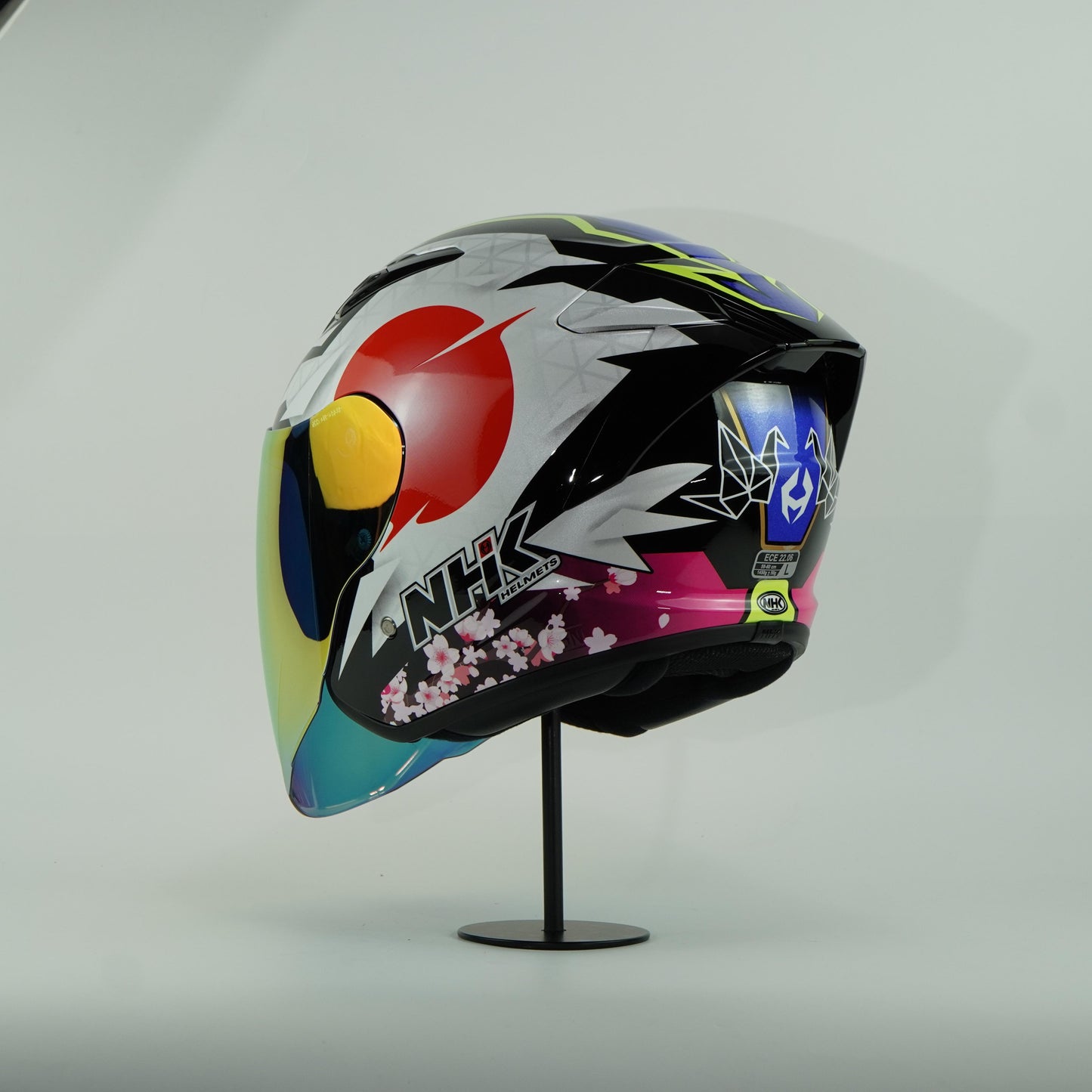 NHK Helmet S1GP S Alonso #4 (Black Blue Glossy)