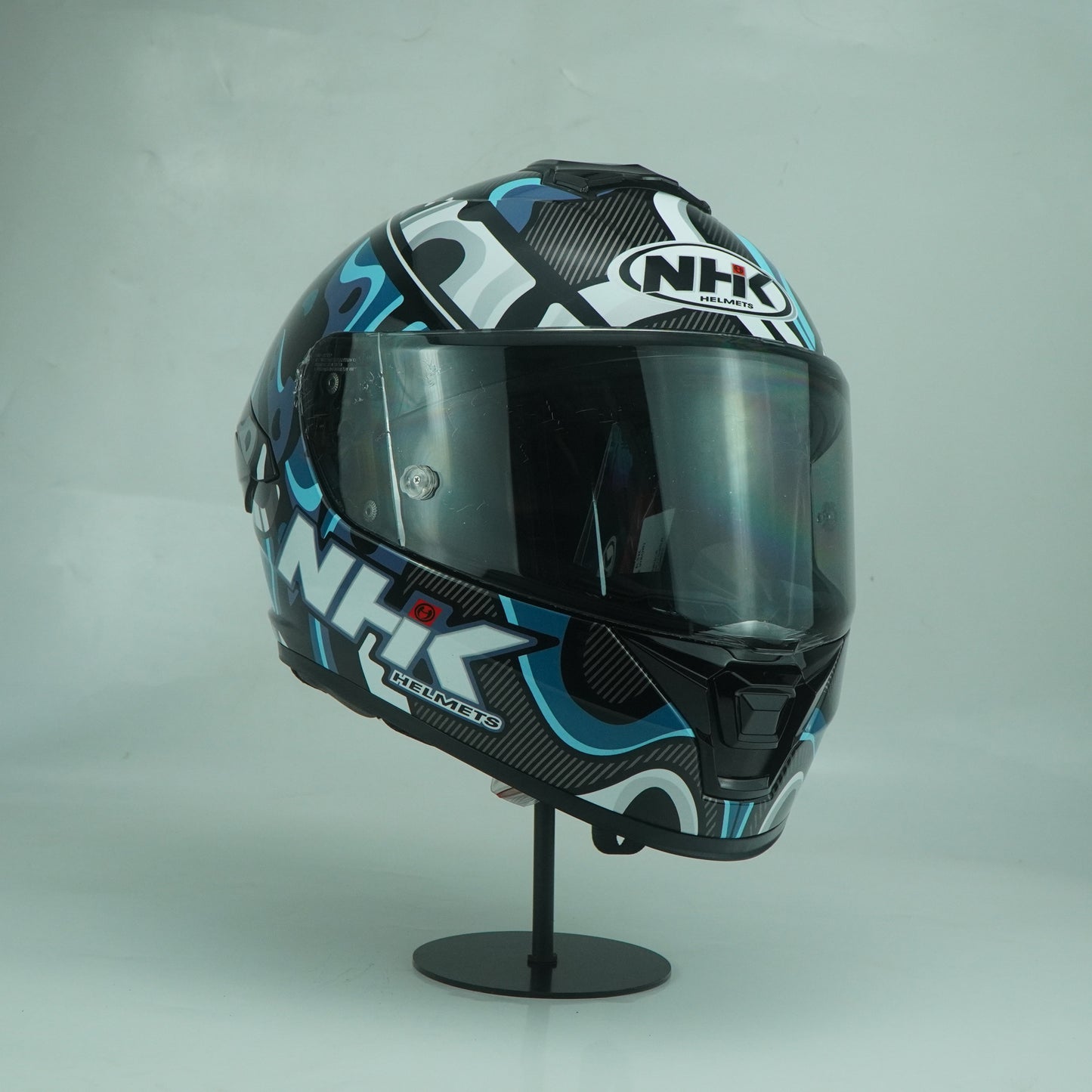 NHK Helmet K5R SV Nebula (Black/Tosca Glossy)