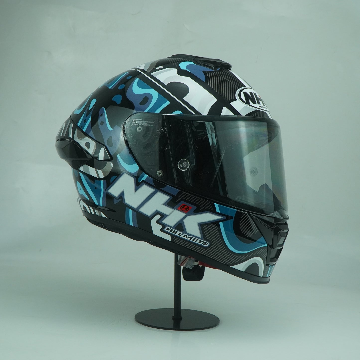 NHK Helmet K5R SV Nebula (Black/Tosca Glossy)