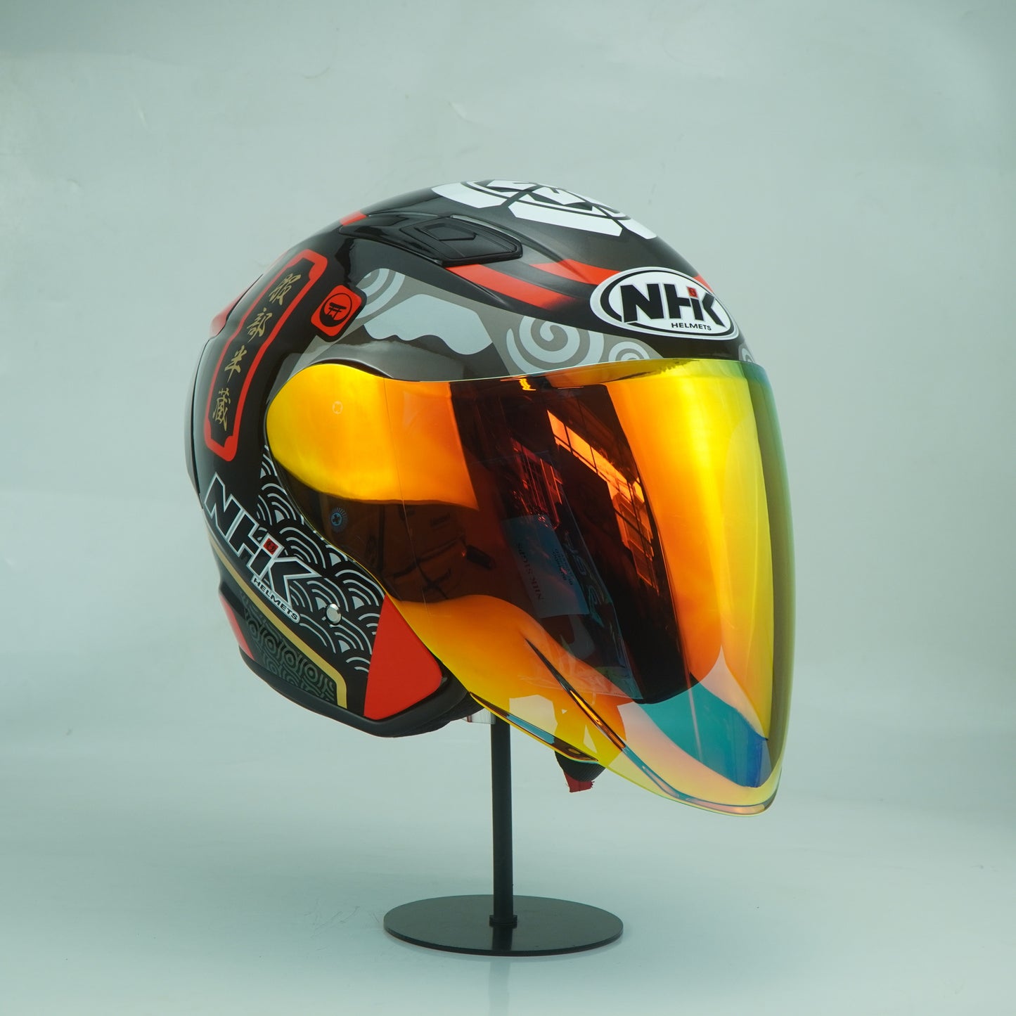 NHK Helmet S1GP S Bushido (Black/Red Glossy)
