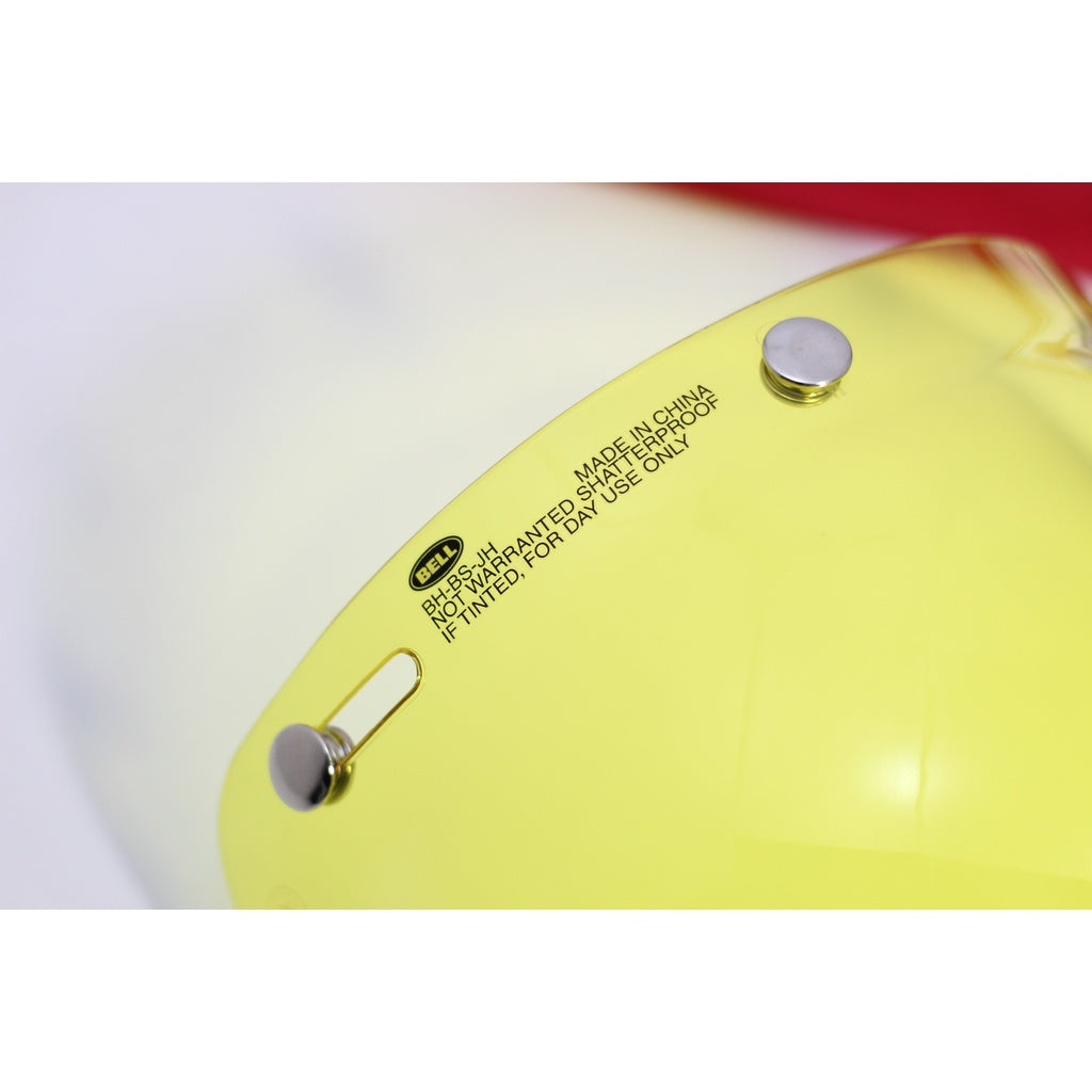 Bell Visor Sparepart for Custom 500 PS-3 Snap (Bubble Shield Yellow)