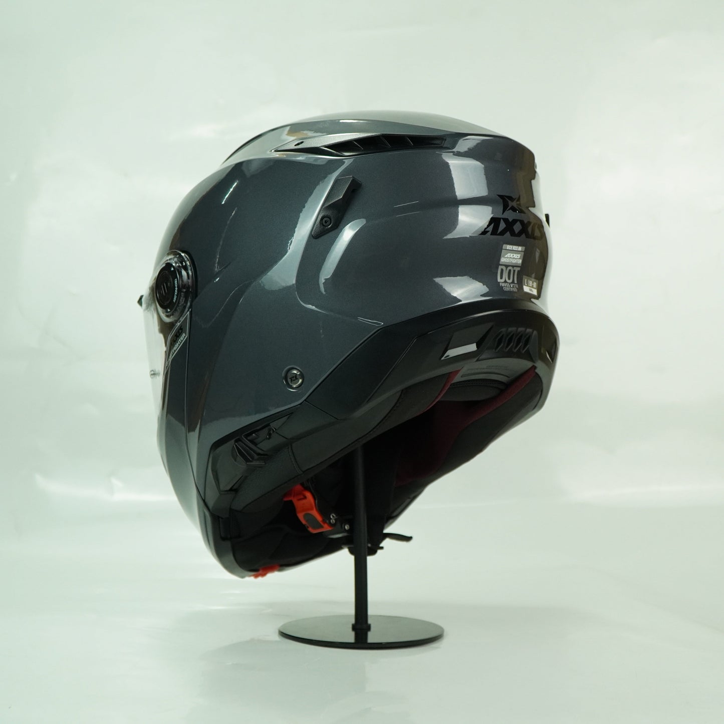 Axxis Helmet Ghost Fighter (Solid A12 Gloss Gray)