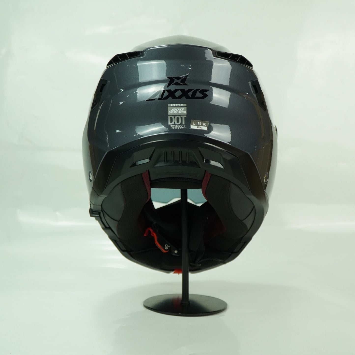Axxis Helmet Ghost Fighter (Solid A12 Gloss Gray)