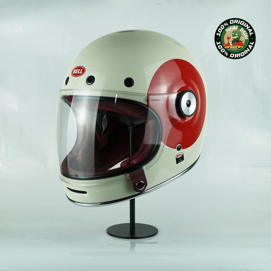 Bell Helmet Bullitt SE (TT Gloss Vintage White/Ox Blood)