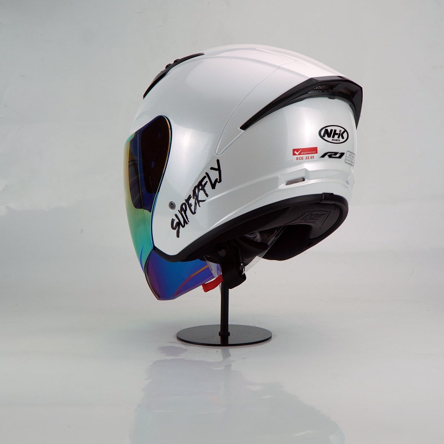 NHK Helmet R1S Solid (Pearl White)