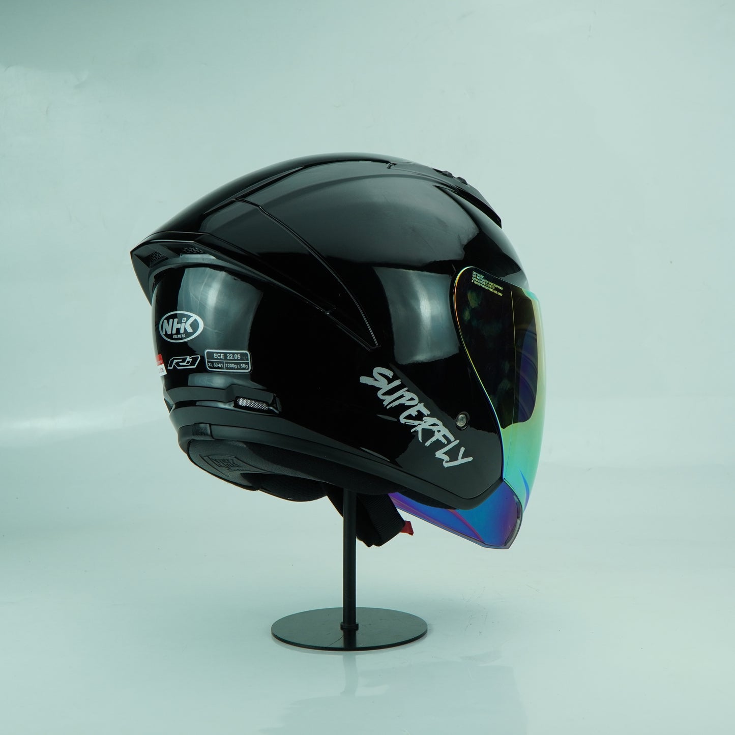 NHK Helmet R1S Solid (Midnight Black)