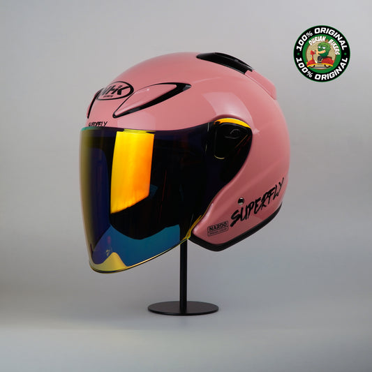 NHK Helmet X SUPERFLY R6 v2 Solid (Nardo Pink Glossy)