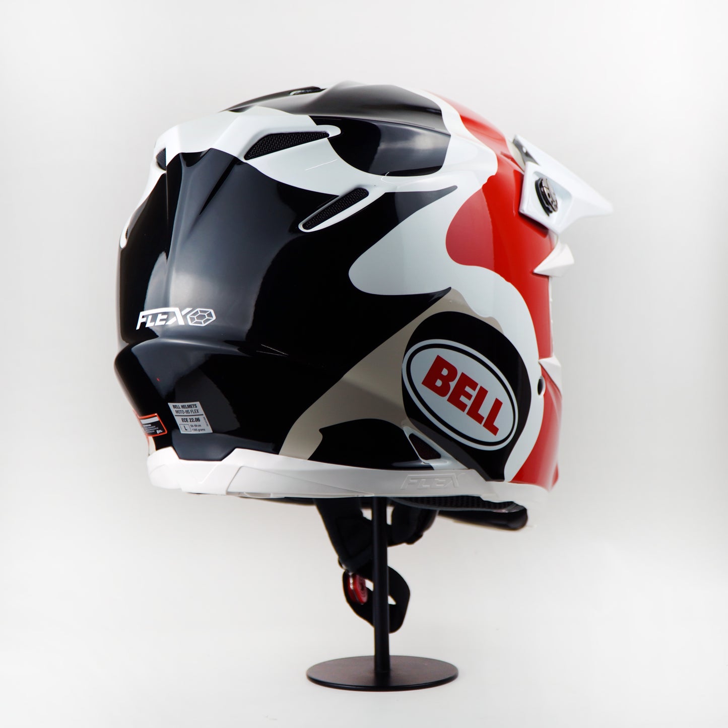 Bell Helmet Moto-9S Flex (Hello Cousteau Reef Matte White/Red)