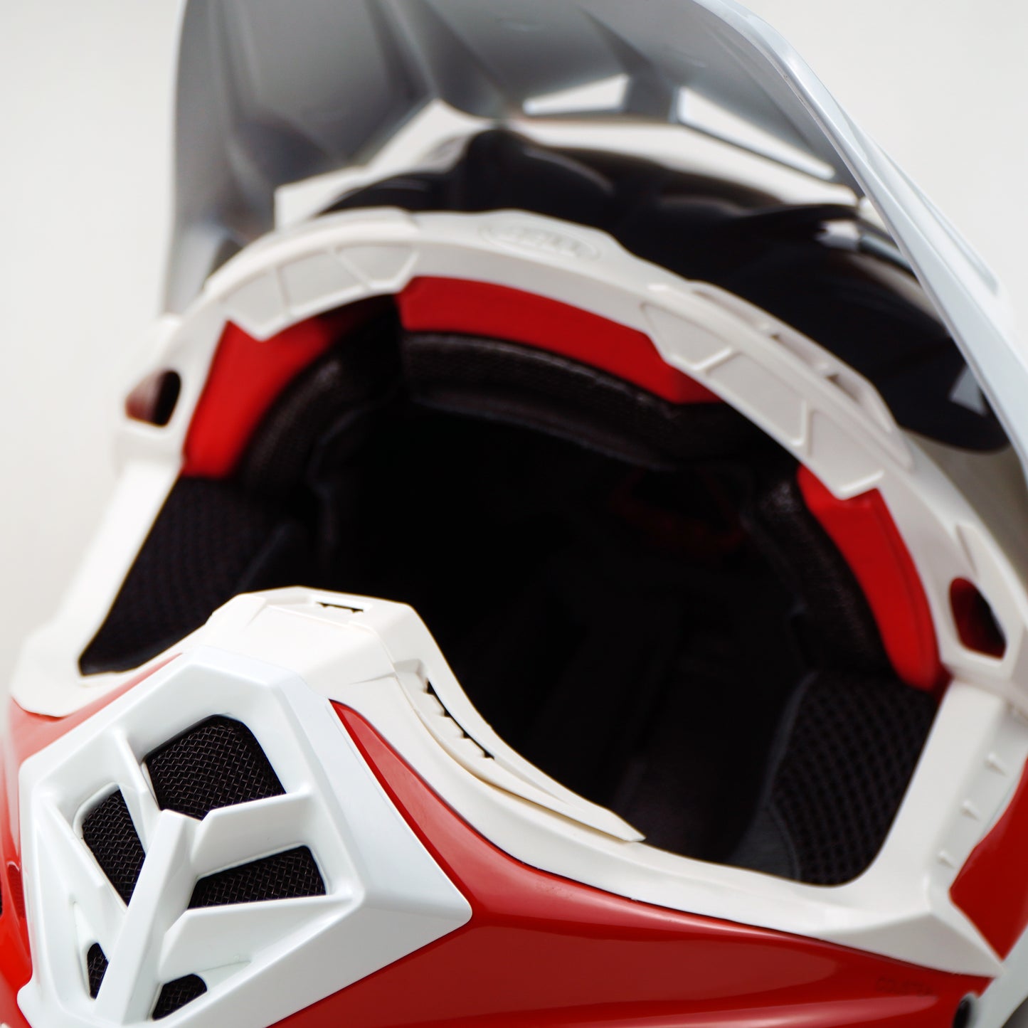 Bell Helmet Moto-9S Flex (Hello Cousteau Reef Matte White/Red)