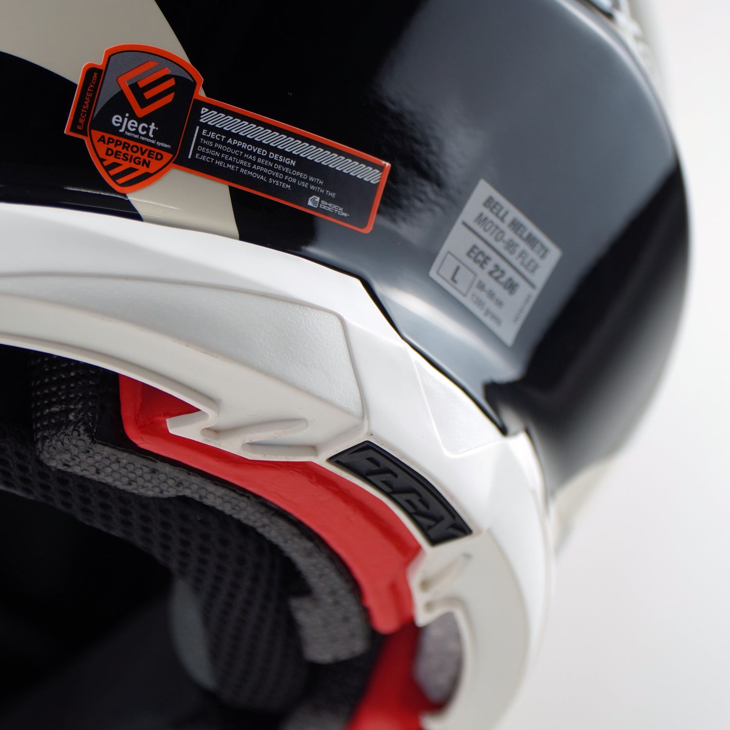 Bell Helmet Moto-9S Flex (Hello Cousteau Reef Matte White/Red)
