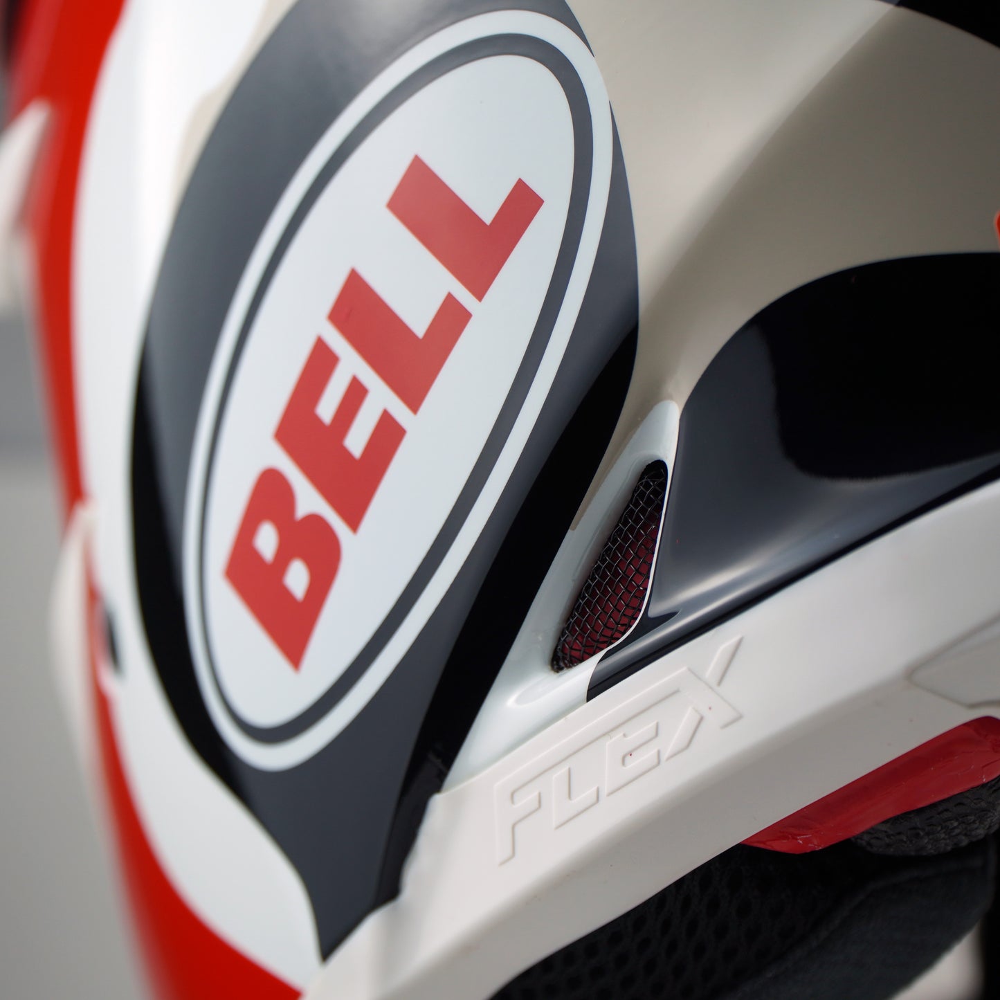 Bell Helmet Moto-9S Flex (Hello Cousteau Reef Matte White/Red)