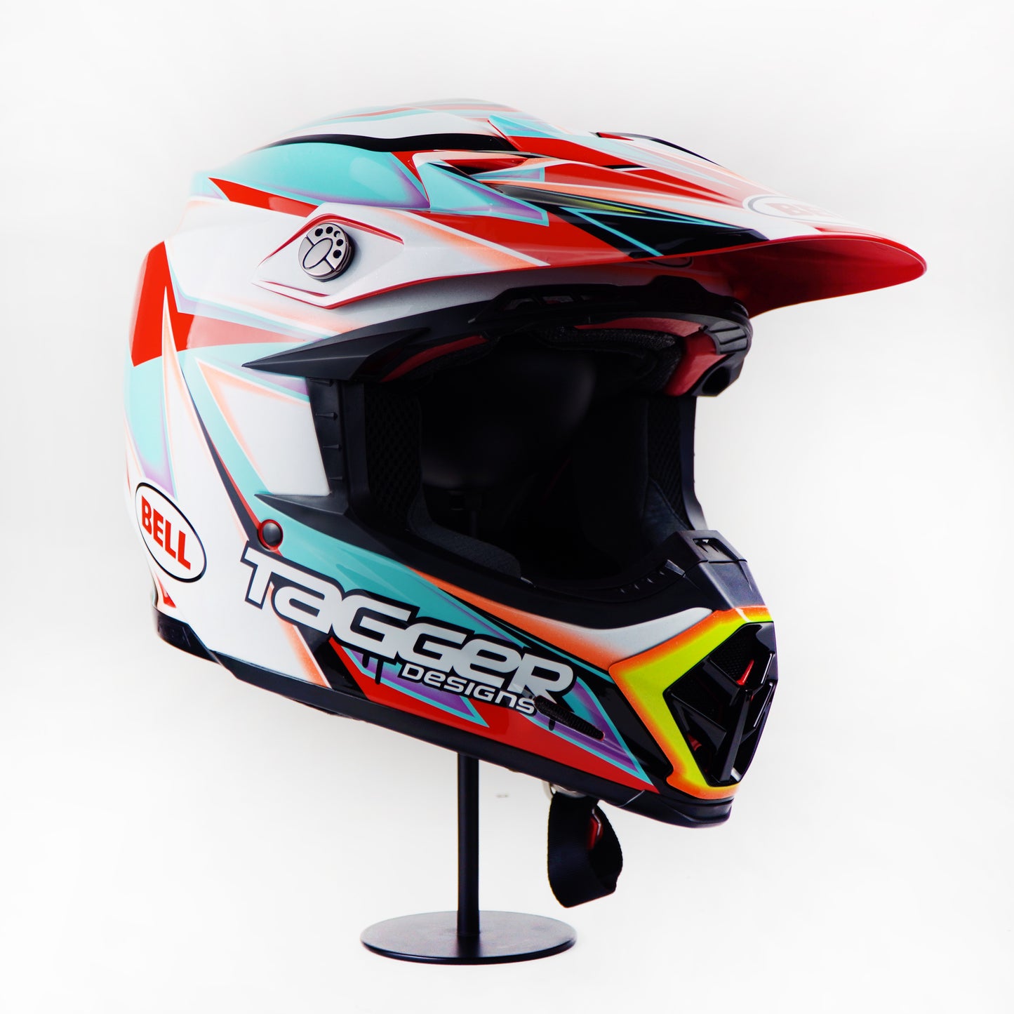 Bell Helmet Moto-9S Flex (Tagger Edge White)