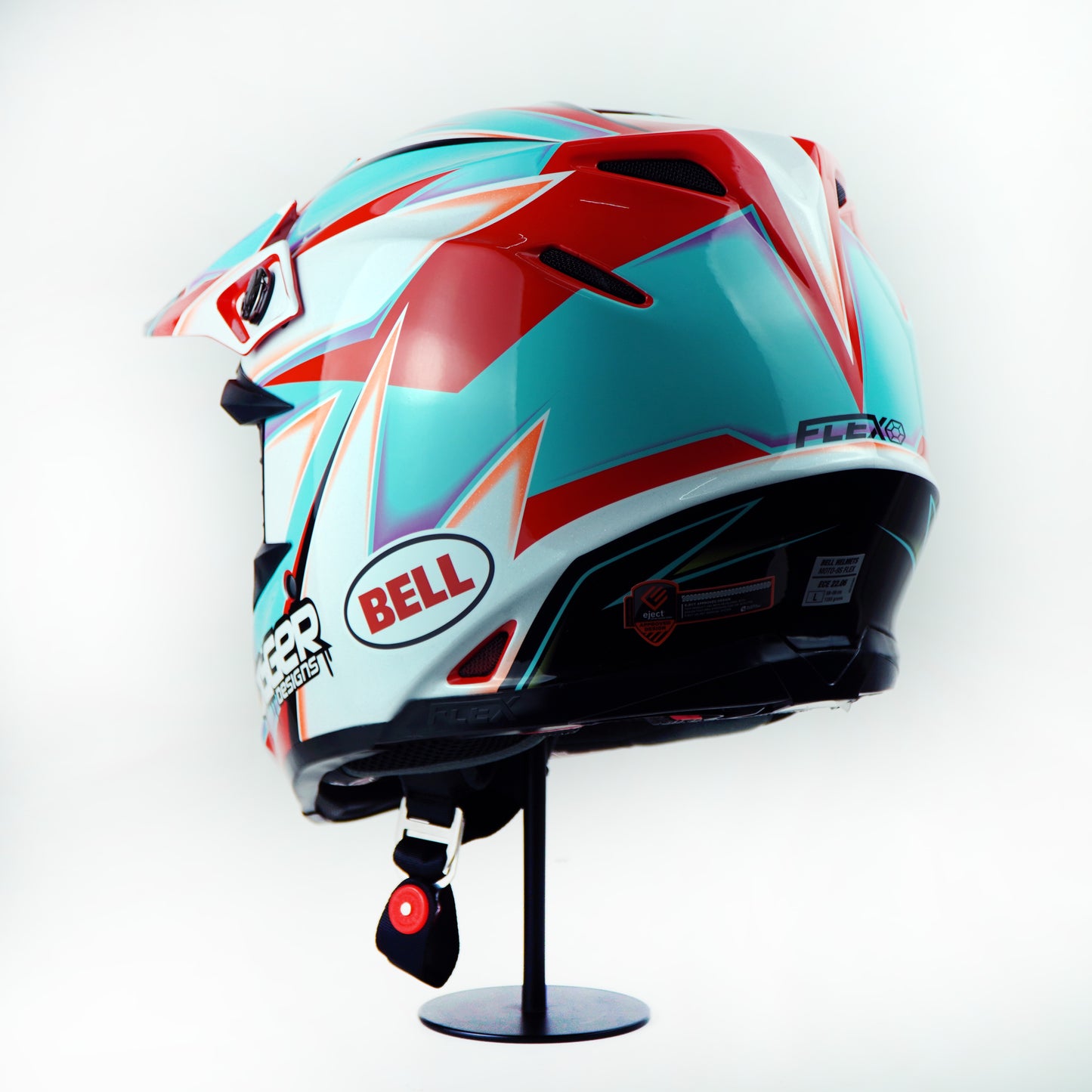 Bell Helmet Moto-9S Flex (Tagger Edge White)