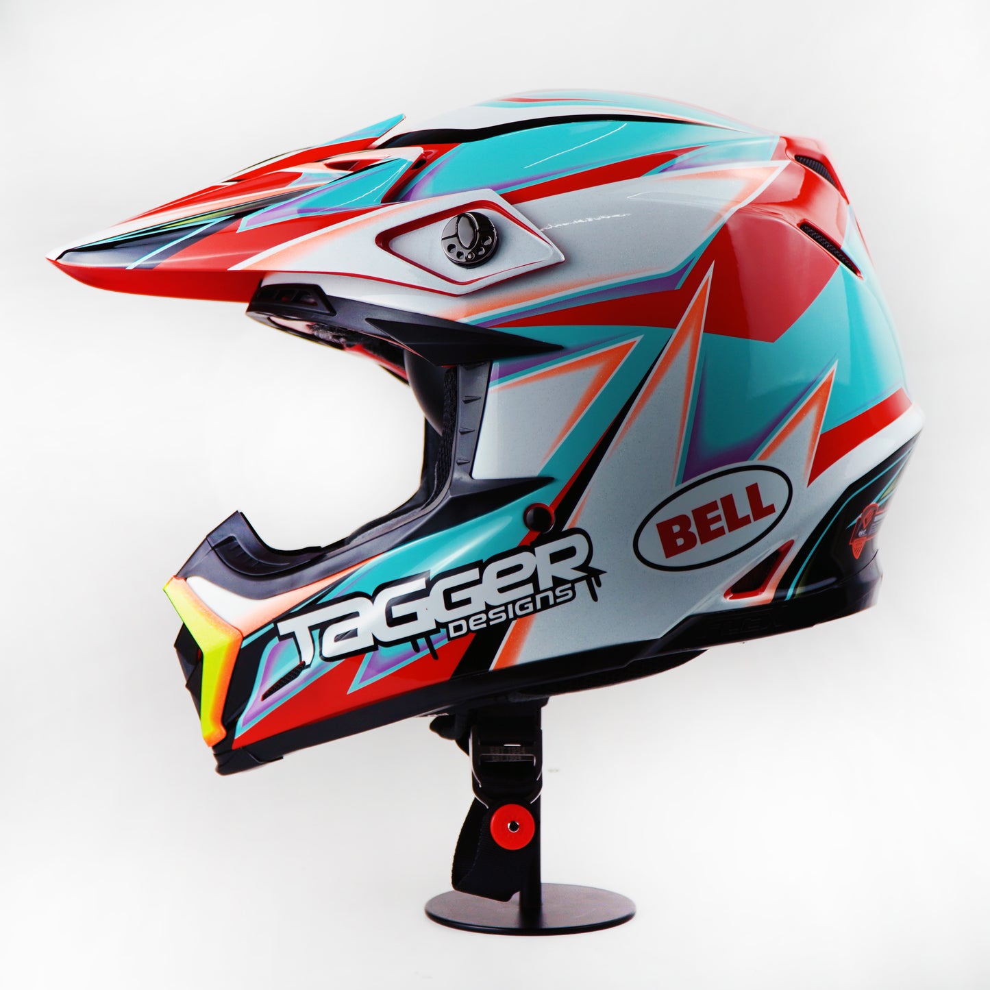 Bell Helmet Moto-9S Flex (Tagger Edge White)