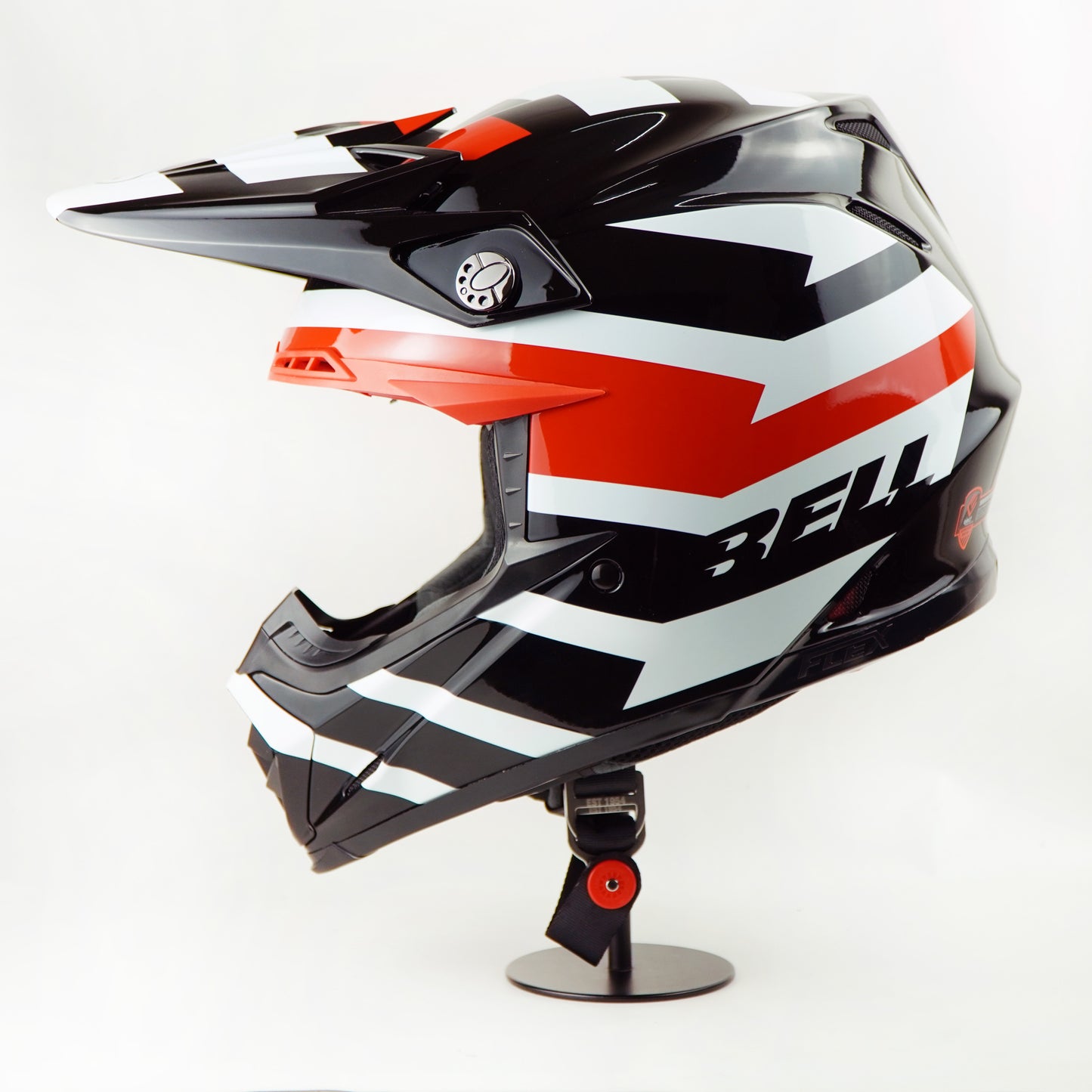 Bell Helmet Moto-9S Flex (Banshee Black/Red)