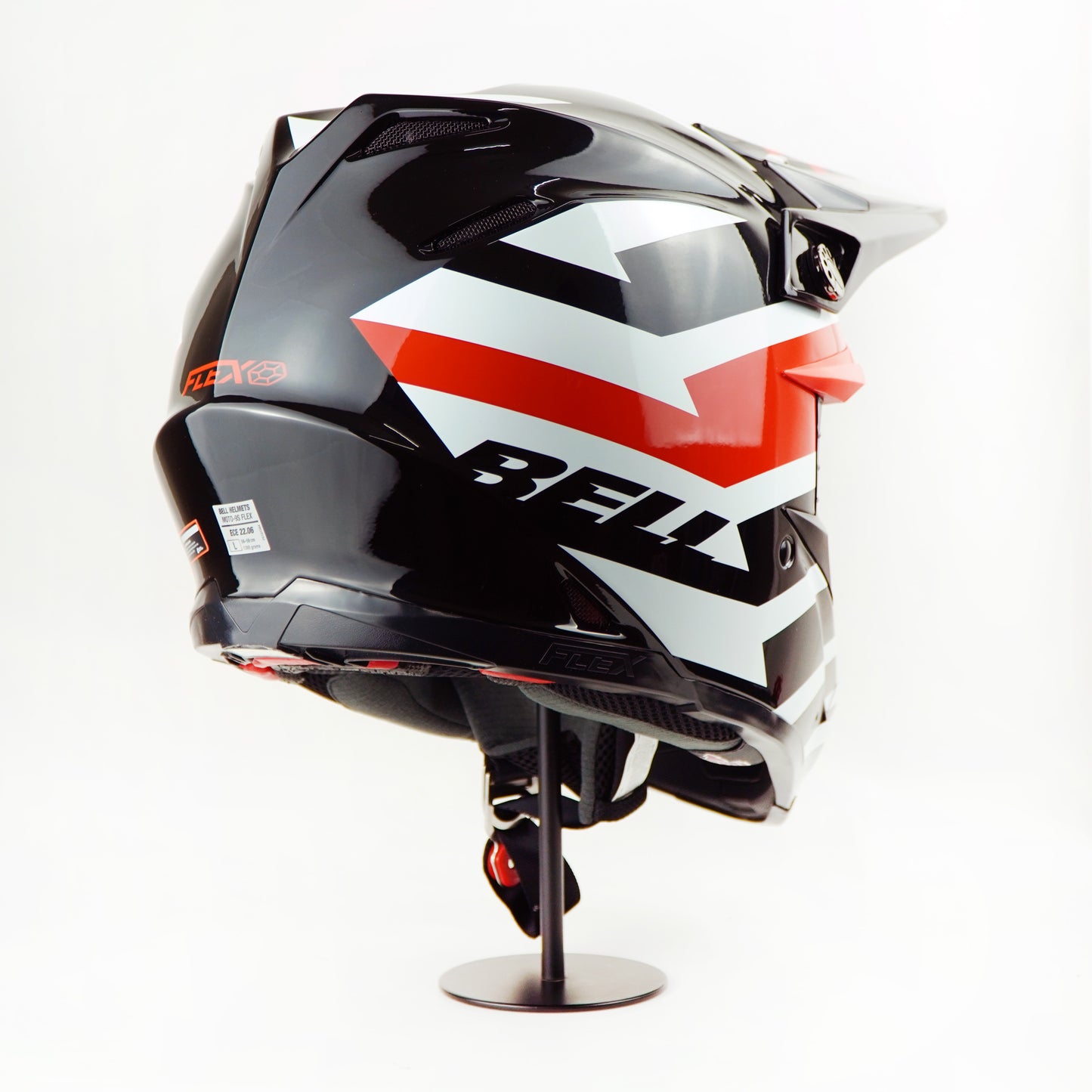 Bell Helmet Moto-9S Flex (Banshee Black/Red)