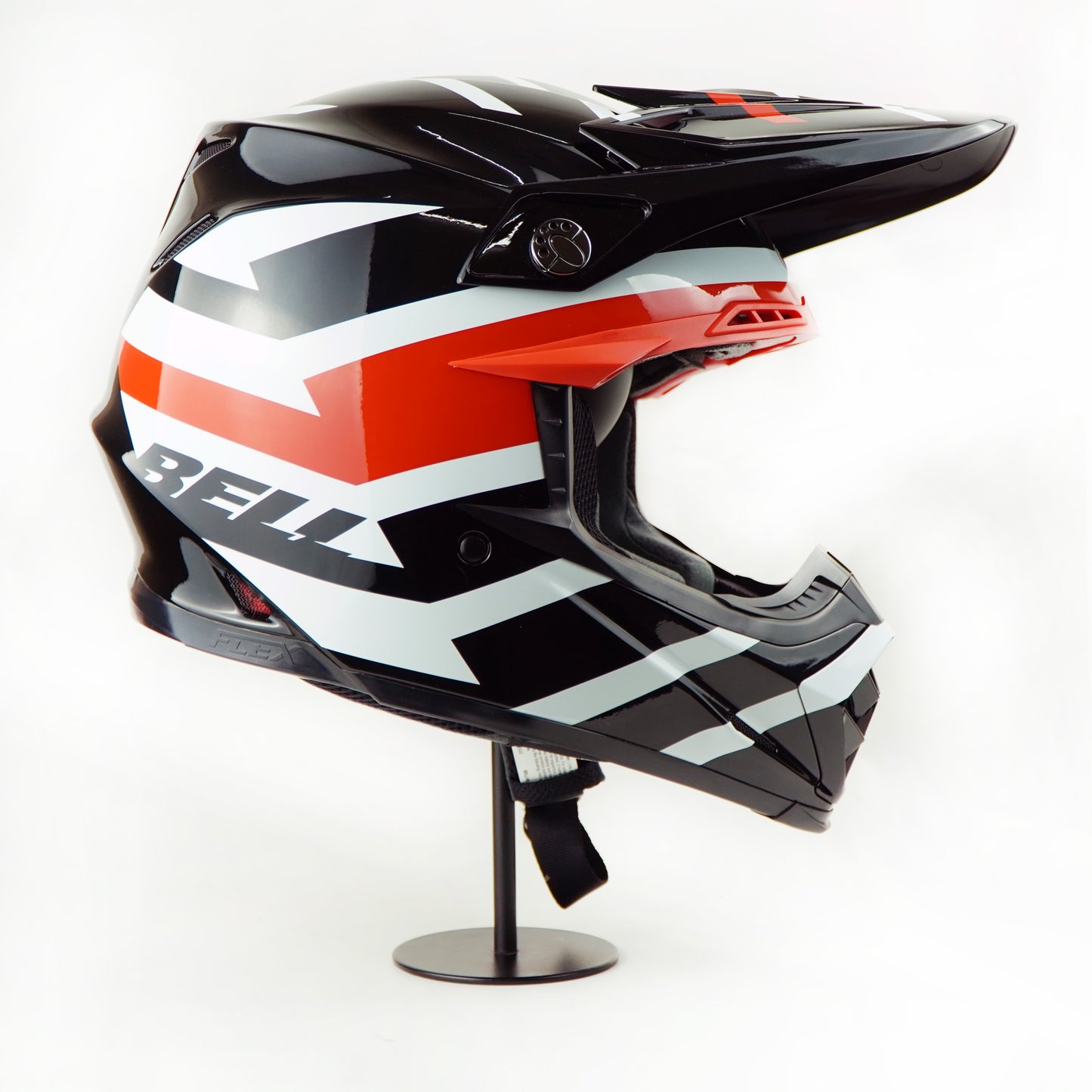Bell Helmet Moto-9S Flex (Banshee Black/Red)