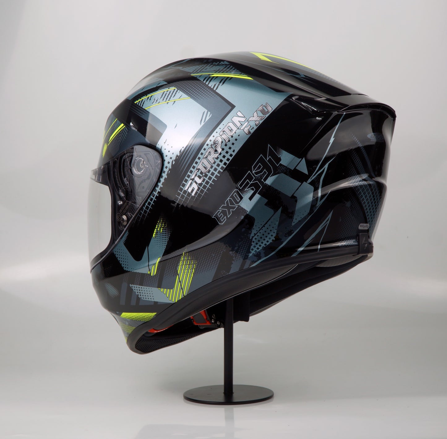 Scorpion Helmet Exo-391 Clutter (Black/Neon Yellow)