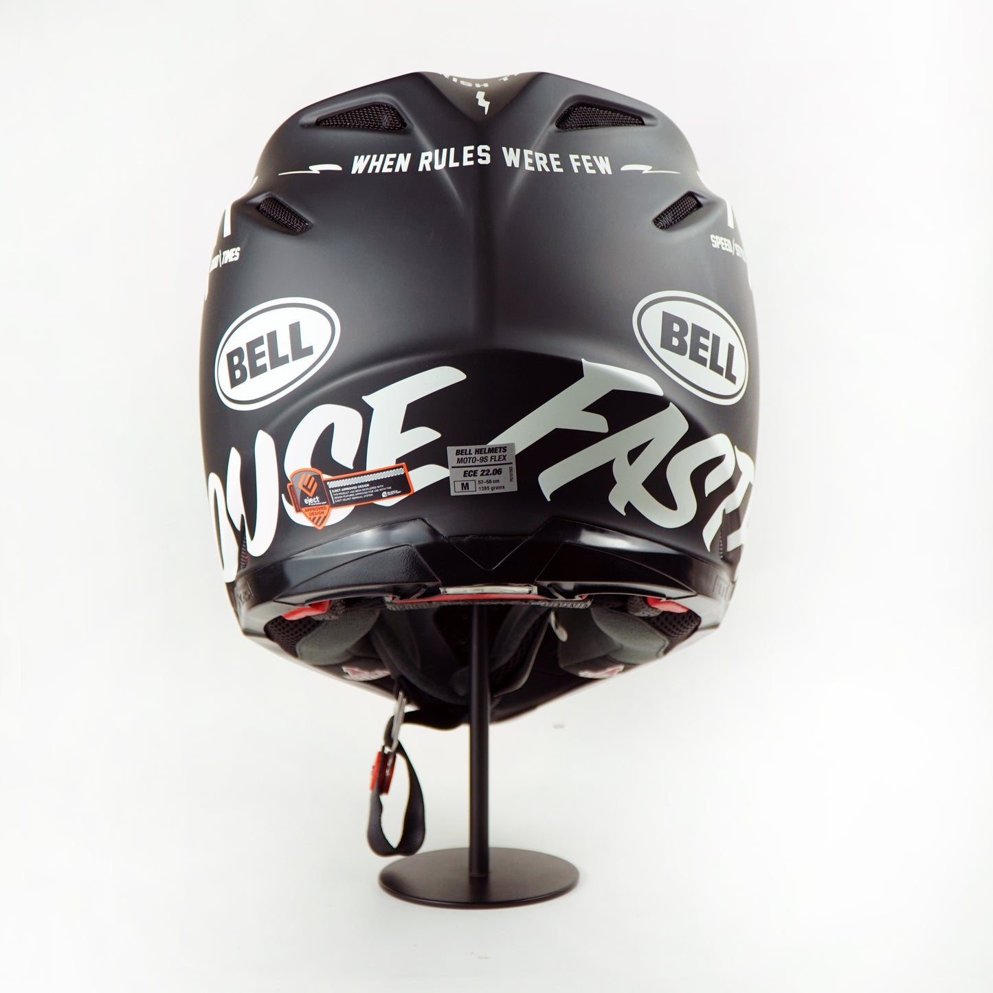 Bell Helmet Moto-9S Flex (FH Flex Crew Matte Black/White)