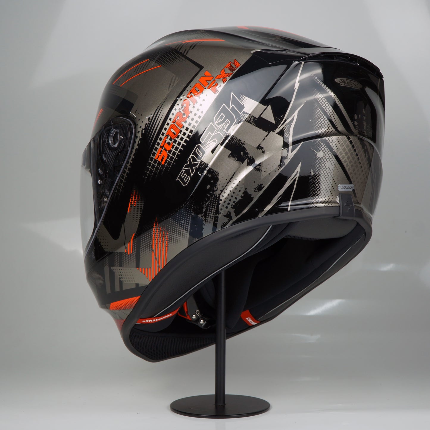 Scorpion Helmet Exo-391 Clutter (Black/Red)