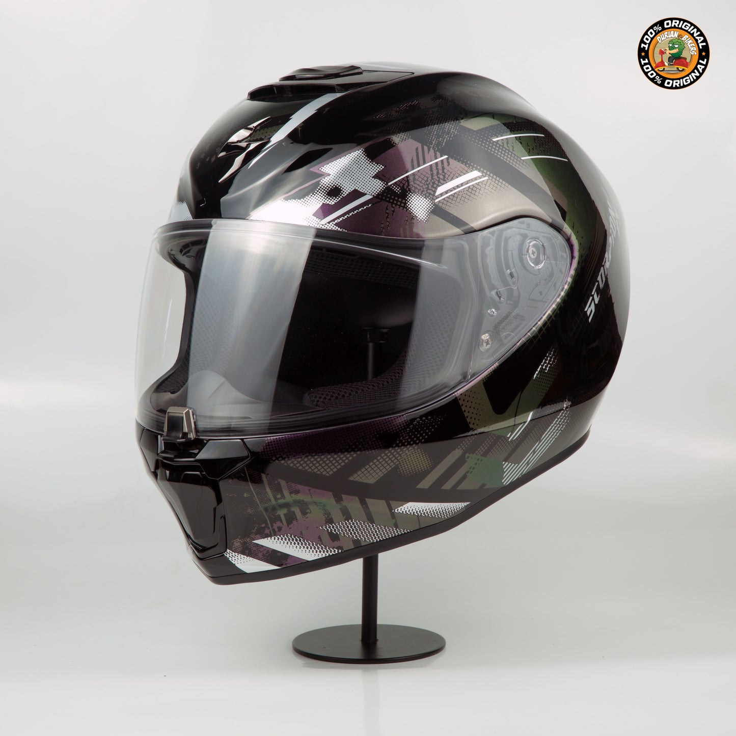 Scorpion Helmet Exo-391 Clutter (Black/Chameleon)