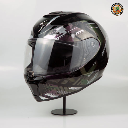 Scorpion Helmet Exo-391 Clutter (Black/Chameleon)