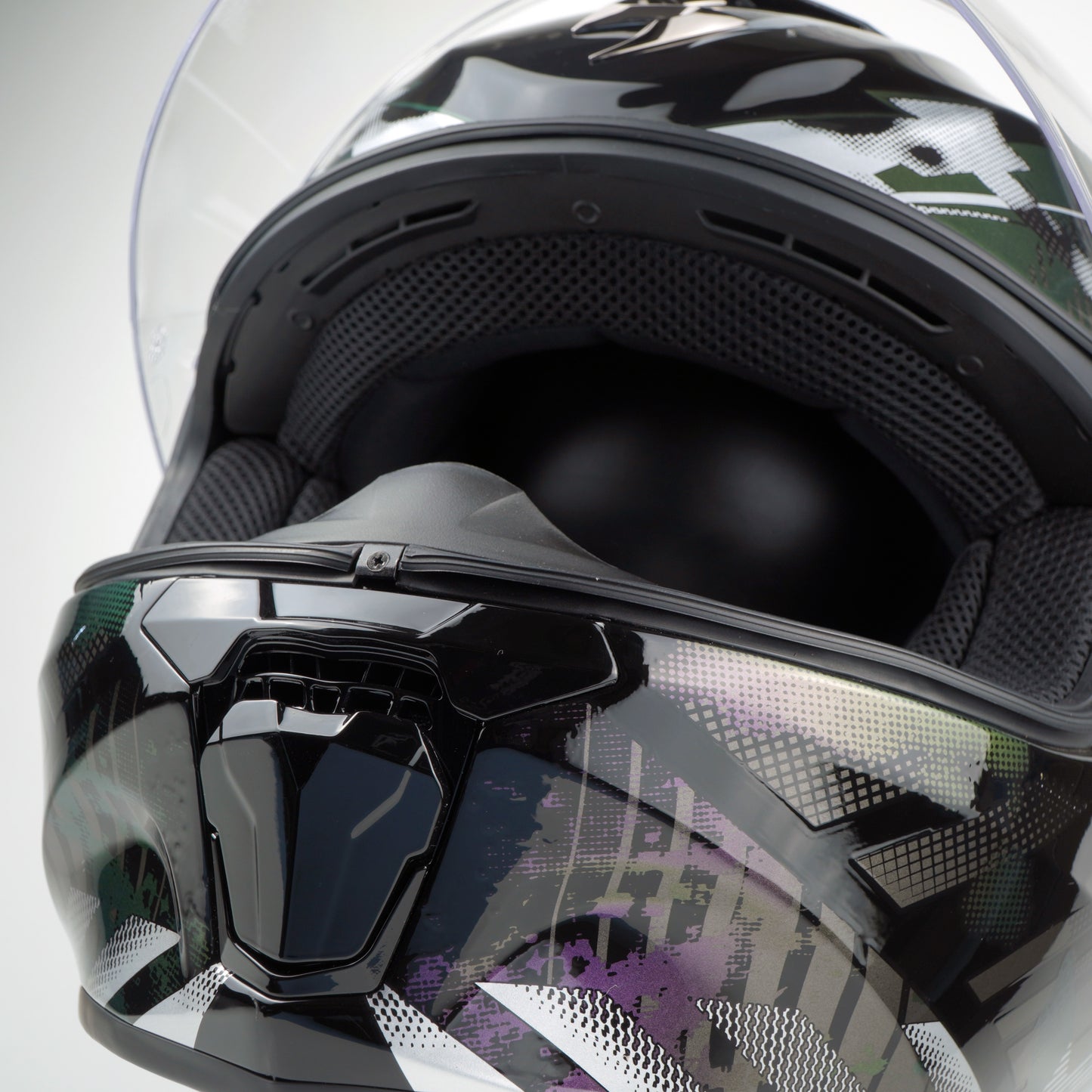 Scorpion Helmet Exo-391 Clutter (Black/Chameleon)